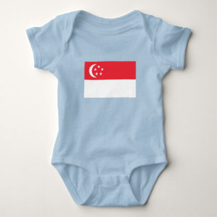 Vlag van Singapore Romper