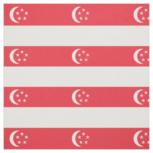 Vlag van Singapore Stof (Swatch)