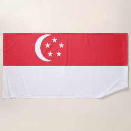 Vlag van Singapore Strandlaken
