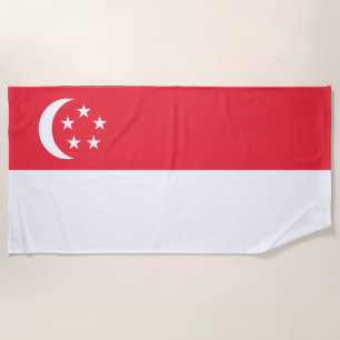 Vlag van Singapore Strandlaken