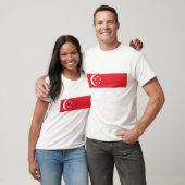 Vlag van Singapore T-shirt (Unisex)