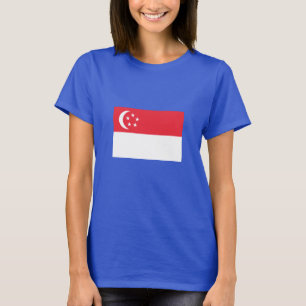 Vlag van Singapore T-shirt