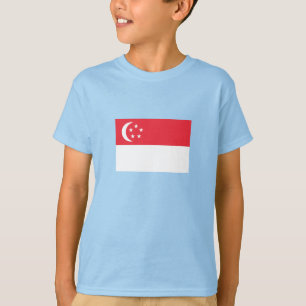 Vlag van Singapore T-shirt