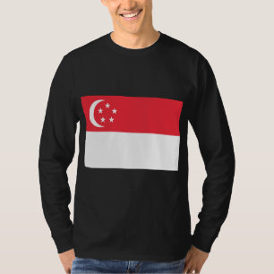 Vlag van Singapore T-shirt