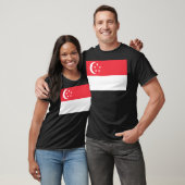 Vlag van Singapore T-shirt (Unisex)