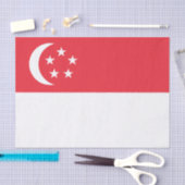 Vlag van Singapore Tissuepapier (Craft)