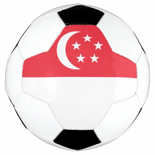 Vlag van Singapore Voetbal (Voorkant)
