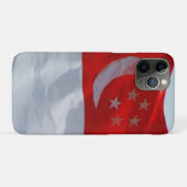 vlag van singaporea Case-Mate iPhone case (Achterkant (horizontaal))