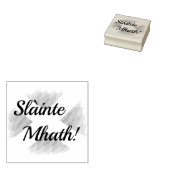 Vlag van Sint Andrews / Slainte Mhath! Rubberstempel (Gestempeld)