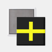 vlag van Sint-David Magneet (Voorkant / Achterkant)