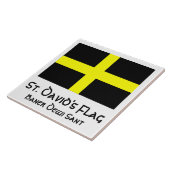 Vlag van Sint-David Tegeltje (Zijkant)