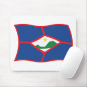 Vlag van Sint Eustatius Muismat (Met muis)