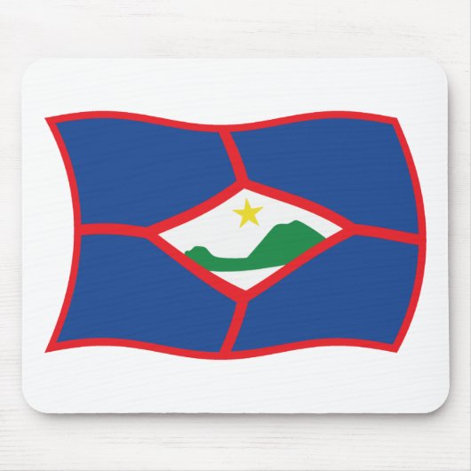 Vlag van Sint Eustatius Muismat (Voorkant)