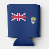 Vlag van Sint-Helena Blikjeskoeler (Achterkant)