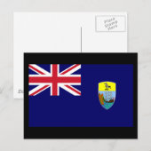 Vlag van Sint-Helena Briefkaart (Voorkant / Achterkant)