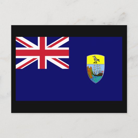 Vlag van Sint-Helena Briefkaart (Voorkant)