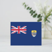 Vlag van Sint-Helena Briefkaart (Staand voorkant)