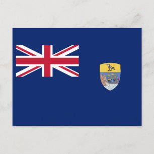Vlag van Sint-Helena Briefkaart
