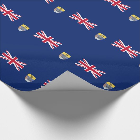 Vlag van Sint-Helena Cadeaupapier (Hoek)