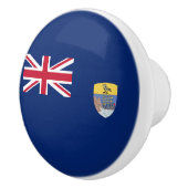 Vlag van Sint-Helena Keramische Knop (Rechts)