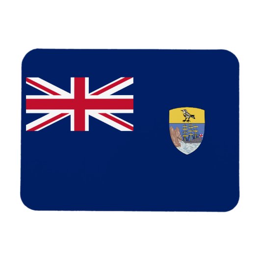 Vlag van Sint-Helena Magneet (Horizontaal)