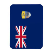 Vlag van Sint-Helena Magneet (Verticaal)
