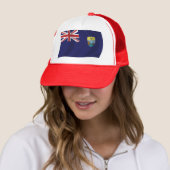 Vlag van Sint-Helena Muts Trucker Pet (In situ)