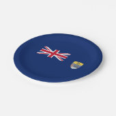 Vlag van Sint-Helena Papieren Bordje (Gekanteld)