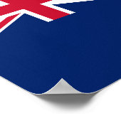 Vlag van Sint-Helena Poster (Hoek)