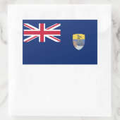 Vlag van Sint-Helena Rechthoekige Sticker (Tas)