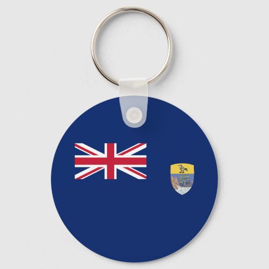Vlag van Sint-Helena Sleutelhanger (Voorkant)