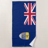 Vlag van Sint-Helena Strandlaken (Voorkant)