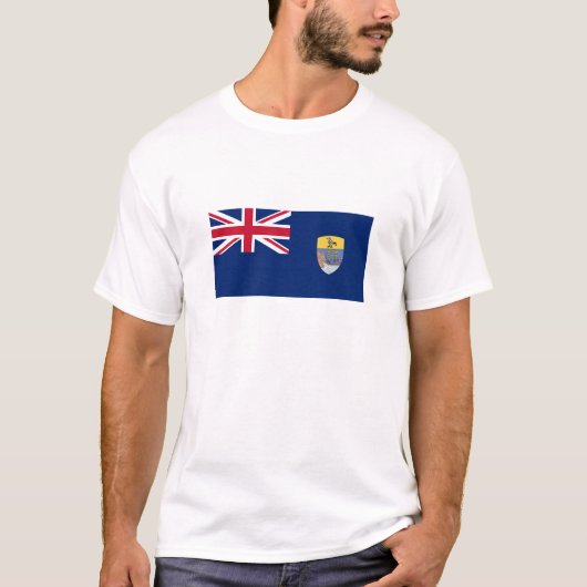 Vlag van Sint-Helena T-shirt (Voorkant)