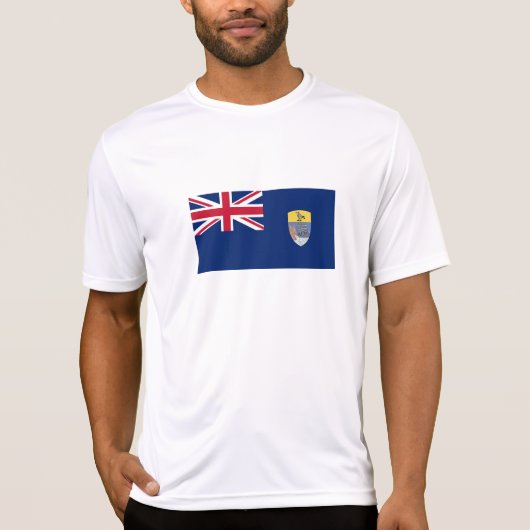 Vlag van Sint-Helena T-shirt (Voorkant)
