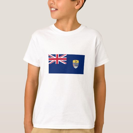 Vlag van Sint-Helena T-shirt (Voorkant)