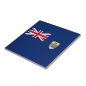 Vlag van Sint-Helena Tegeltje (Zijkant)