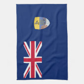 Vlag van Sint-Helena Theedoek (Verticaal)