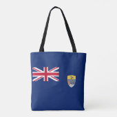 Vlag van Sint-Helena Tote Bag (Achterkant)