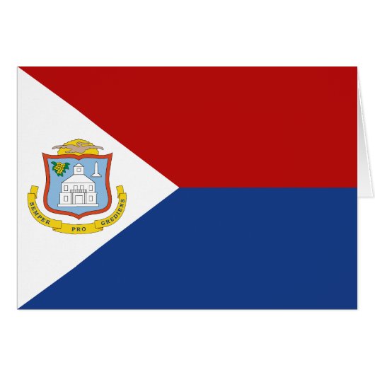 Vlag van Sint-Maarten (Voorkant Horizontaal)