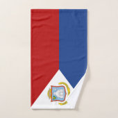 Vlag van Sint-Maarten Bad Handdoek (Handdoek)