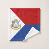 Vlag van Sint-Maarten Bad Handdoek (Wasdoekje)