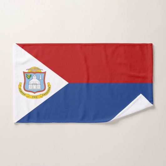 Vlag van Sint-Maarten Bad Handdoek (Handdoek)