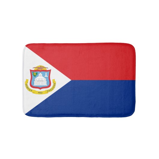 vlag van Sint Maarten Badmat (Voorkant)