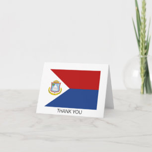 Vlag van Sint-Maarten Bedankkaart