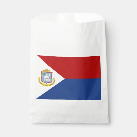 Vlag van Sint Maarten Bedankzakje (Voorkant)