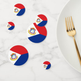 Vlag van Sint Maarten Confetti