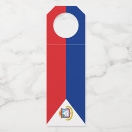 vlag van Sint Maarten Flessenhanger
