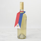 vlag van Sint Maarten Flessenhanger (Schuin)
