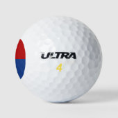 Vlag van Sint-Maarten Golfballen (Logo)