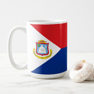 vlag van Sint Maarten Koffiemok